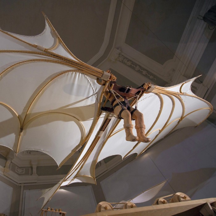 November 2019: Flying Machine CA176. Leonardo's dream comes to life at the Leonardo3 exhibition