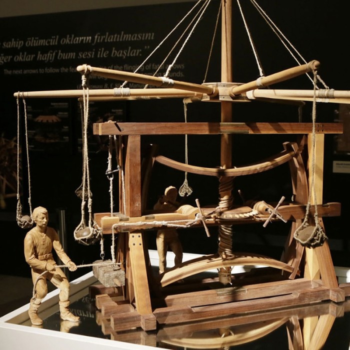 May 2016: The world of Leonardo da Vinci - machines, Antalya (Turkey)