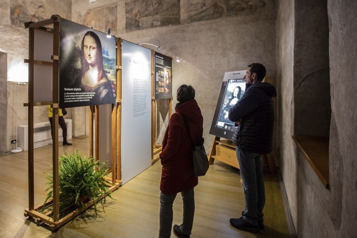 La stazione interattiva della Gioconda